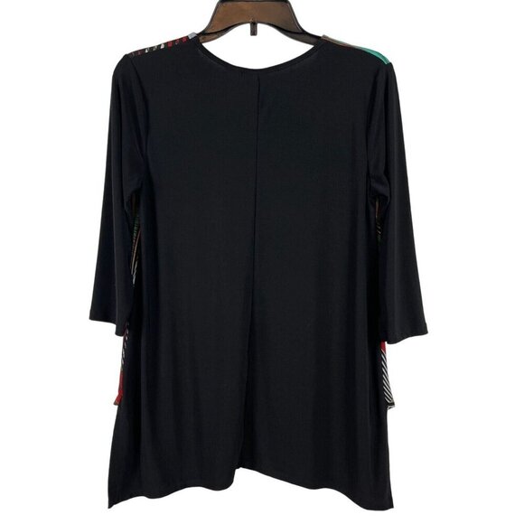 Cato Women 3/4 Sleeve Stretch Pullover Top Size S - Picture 2 of 8